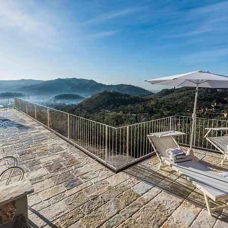 Charming Farmhouse In The Hills, Private Pool, Sea View, Dream Panorama Camaiore Exteriör bild