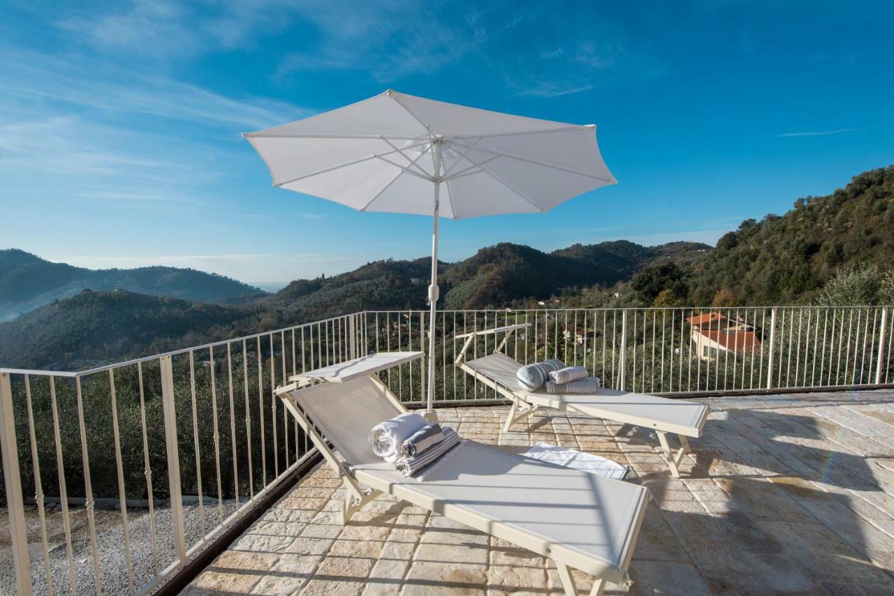 Charming Farmhouse In The Hills, Private Pool, Sea View, Dream Panorama Camaiore Exteriör bild