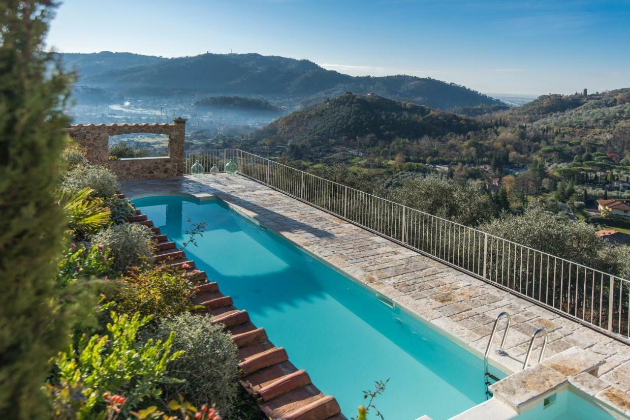 Charming Farmhouse In The Hills, Private Pool, Sea View, Dream Panorama Camaiore Exteriör bild