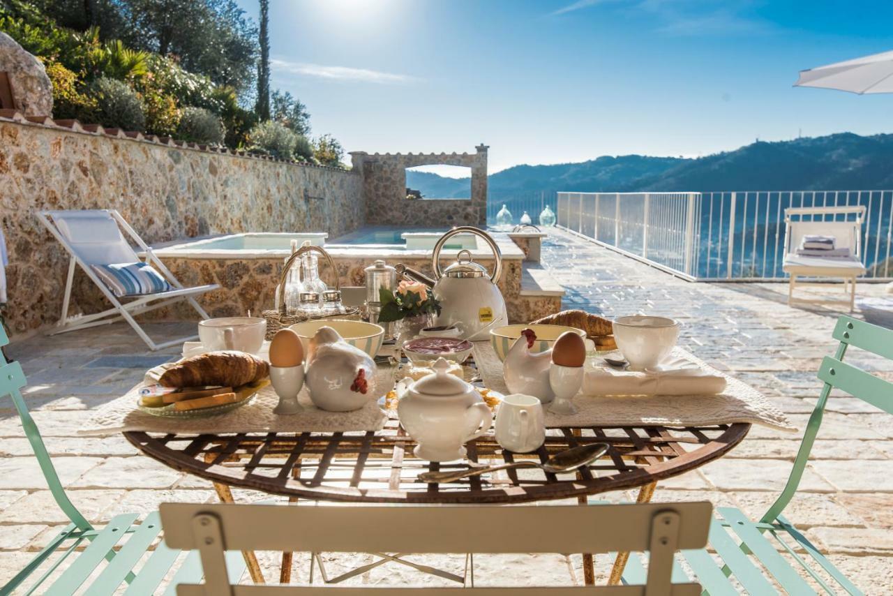 Charming Farmhouse In The Hills, Private Pool, Sea View, Dream Panorama Camaiore Exteriör bild